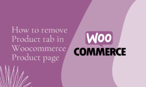 remove product description tab woocommerce