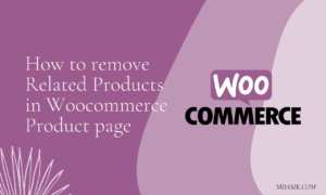 woocommerce related products remove