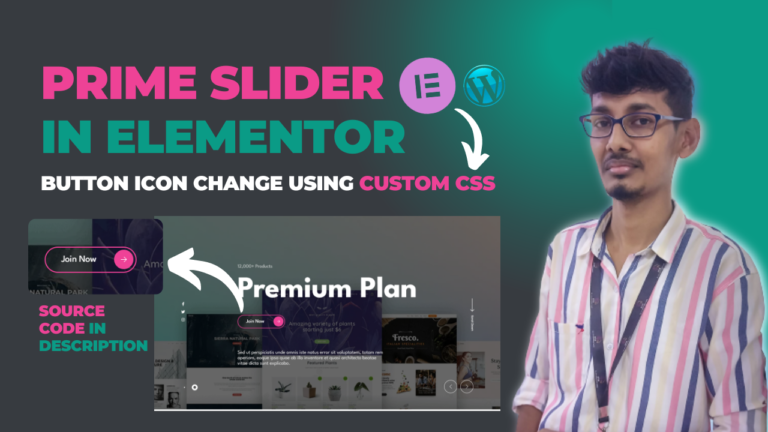 Elementor Banner Slider Prime Slider Button Icon Change How to make a slider using Elementor