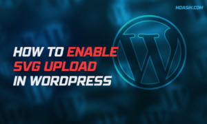 enable svg upload wordpress